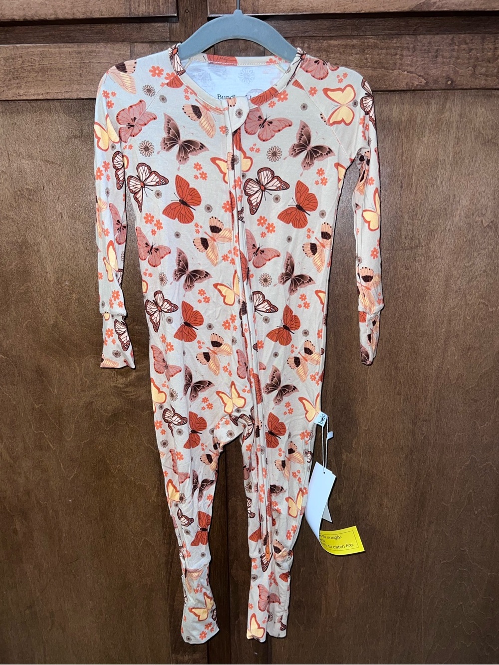 Bundle of Joy Company Butterfly Print Zippy